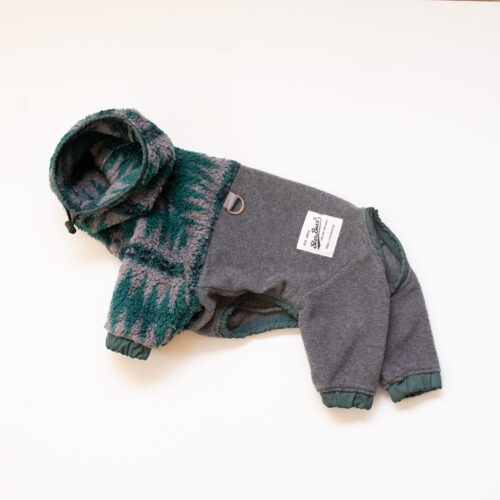 フォレストフリースロンパース【GRN×GRY】