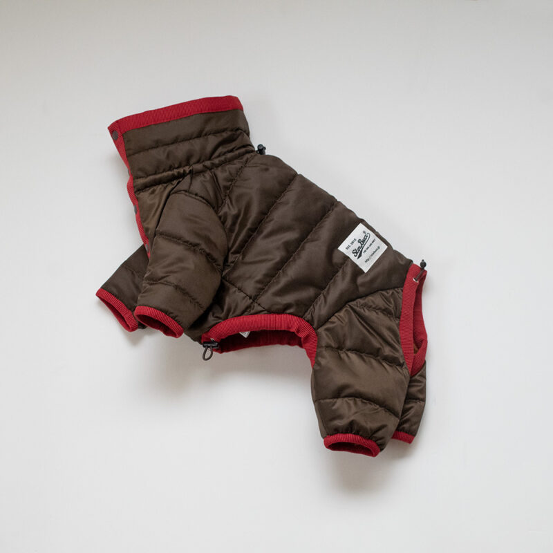 高機能ロンパース【D/BRN×RED】