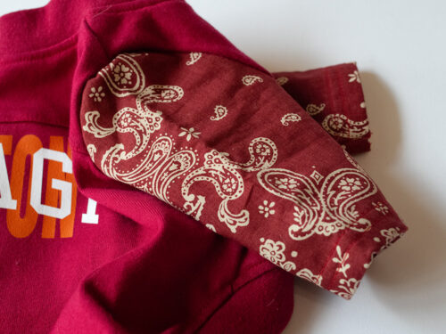 BANDANA sleeve TEE【RED】 - 画像 (6)