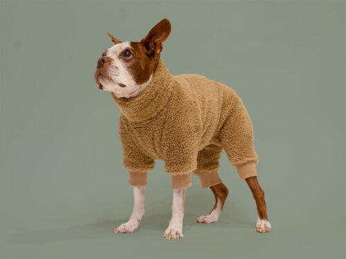 BOA Fleece Rompers【クロクマさん】 - 画像 (6)