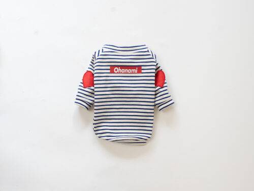 HEART patch B/D PullOver【BLUE×OW】