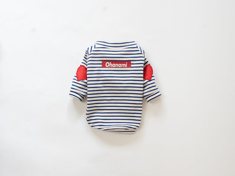 HEART patch B/D PullOver【BLUE×OW】