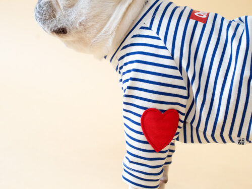 HEART patch B/D PullOver【BLUE×OW】 - 画像 (6)