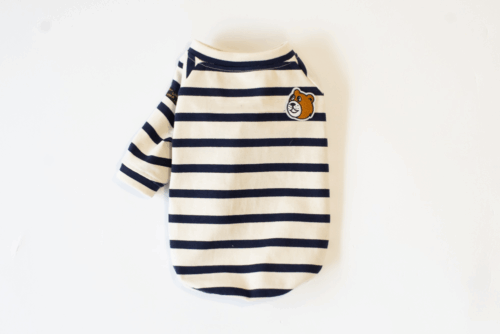【LittleA】BORDER TEE【Navy*Ow】 - 画像 (3)