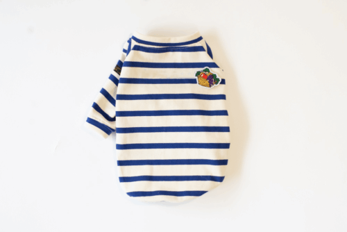 【LittleA】BORDER TEE【Blue*Ow】 - 画像 (8)