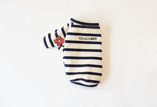 【LittleA】BORDER TEE【Navy*Ow】 - 画像 (5)