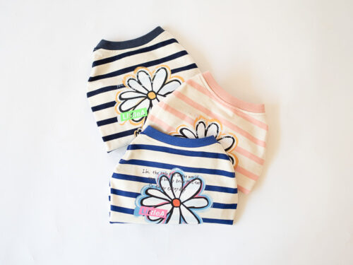 【LittleA】BIG A FLOWER TANKTOP for dog【Pink*Ow】 - 画像 (6)
