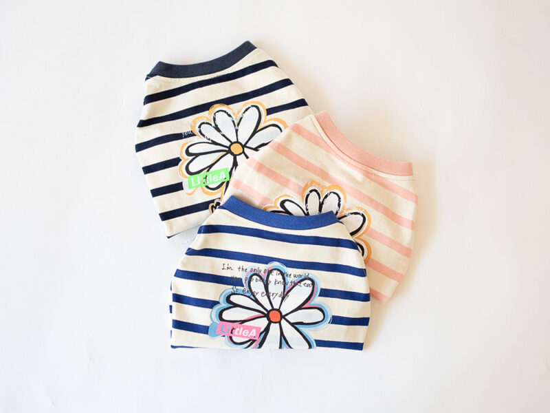 【LittleA】BIG A FLOWER TANKTOP for dog【Pink*Ow】 - 画像 (6)
