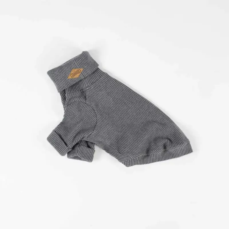 LUX WARM リブタートルネック【GRY】